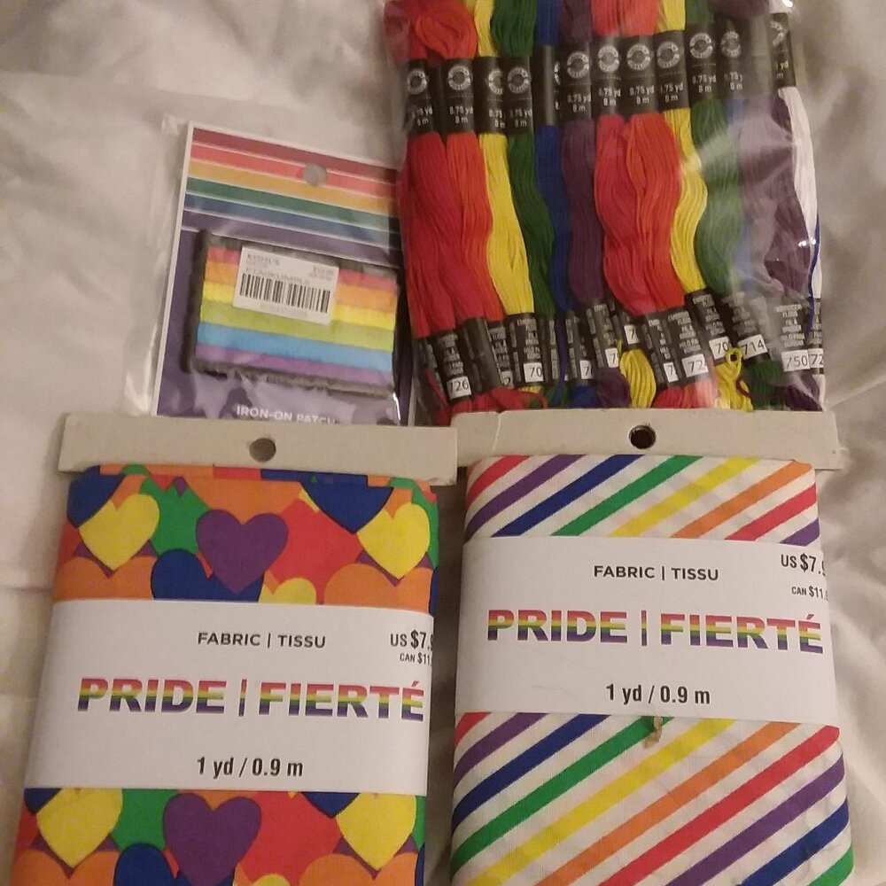 Rainbow / Pride crafting lot